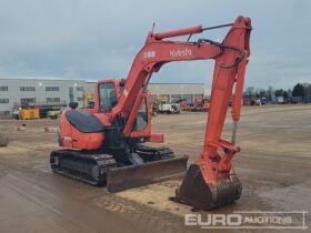 Kubota KX185-3 6 Ton+ Excavators For Auction: Leeds – 22nd, 23rd, 24th & 25th January 25 @ 8:00am full