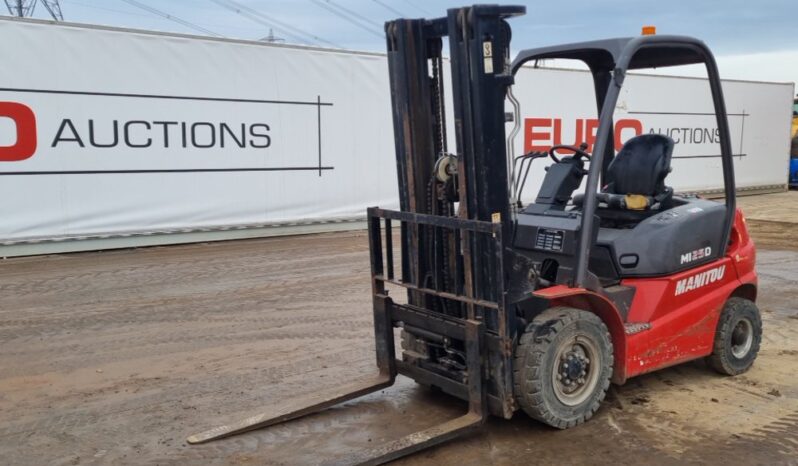 2018 Manitou MI25D Forklifts For Auction: Leeds – 22nd, 23rd, 24th & 25th January 25 @ 8:00am