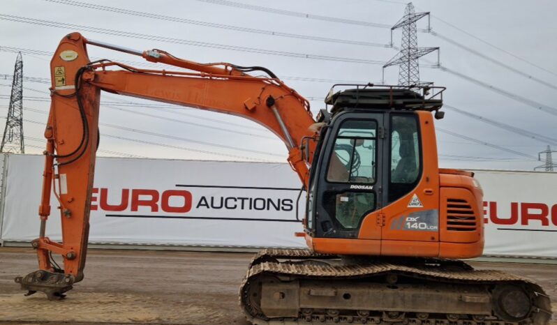 2016 Doosan DX140LCR-3 10 Ton+ Excavators For Auction: Leeds – 22nd, 23rd, 24th & 25th January 25 @ 8:00am full