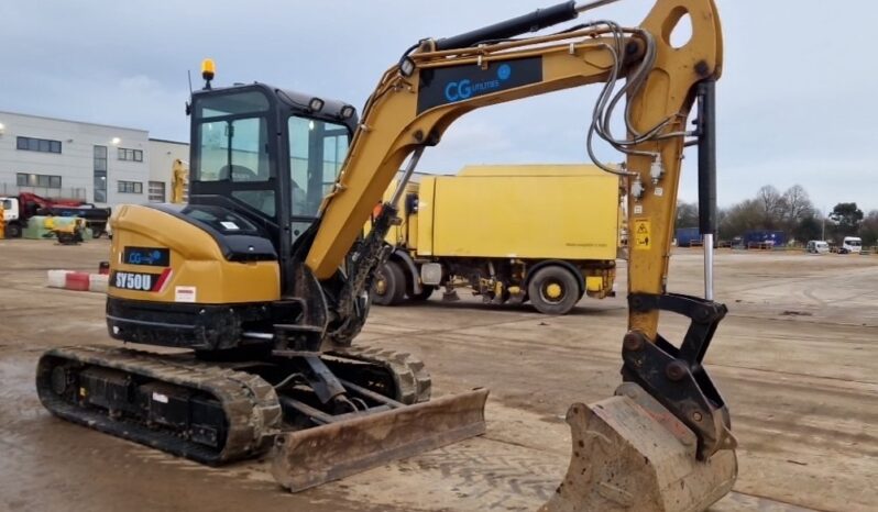 2022 Sany SY50U Mini Excavators For Auction: Leeds – 22nd, 23rd, 24th & 25th January 25 @ 8:00am full