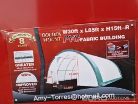 Unused Golden Mount 30x85x15′ PVC Dome Storage Shelter Modular Buildings For Auction: Leeds – 22nd, 23rd, 24th & 25th January 25 @ 8:00am full