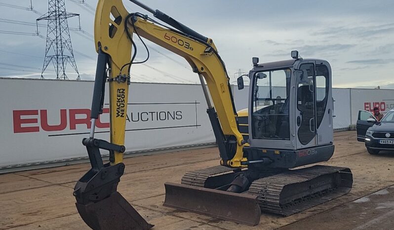 2014 Wacker Neuson 6003 6 Ton+ Excavators For Auction: Leeds – 22nd, 23rd, 24th & 25th January 25 @ 8:00am