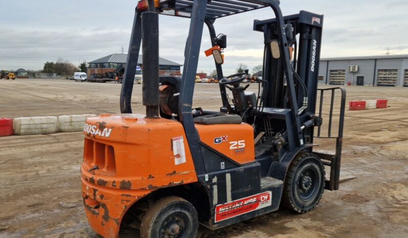 2017 Doosan D25G Forklifts For Auction: Leeds – 22nd, 23rd, 24th & 25th January 25 @ 8:00am full