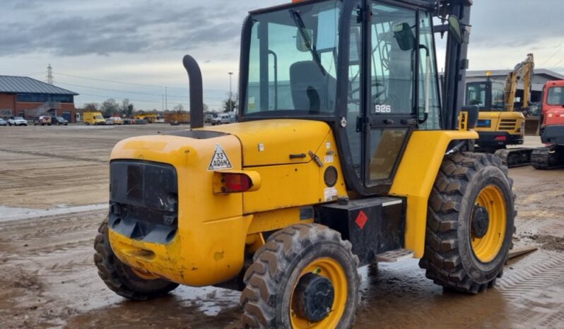 2017 JCB 926-2 Rough Terrain Forklifts For Auction: Leeds – 22nd, 23rd, 24th & 25th January 25 @ 8:00am full