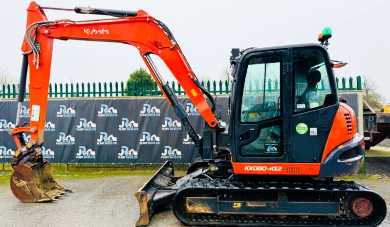 2020 Kubota KX080-4 Excavator