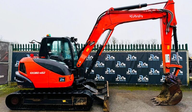 2020 Kubota KX080-4 Excavator full