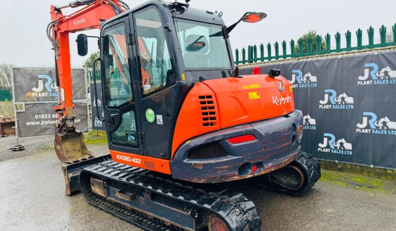 2020 Kubota KX080-4 Excavator full