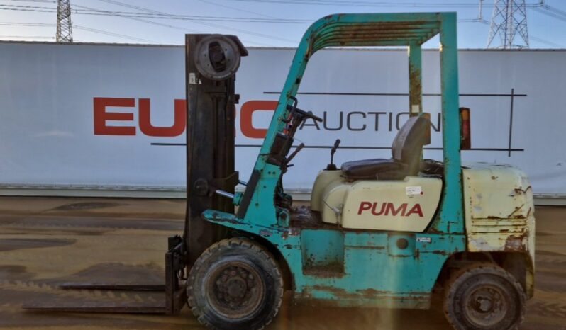 Puma FD25-3 Forklifts For Auction: Leeds – 22nd, 23rd, 24th & 25th January 25 @ 8:00am full