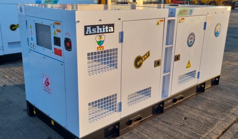 Unused 2025 Ashita AG3-140ECO Generators For Auction: Leeds – 22nd, 23rd, 24th & 25th January 25 @ 8:00am