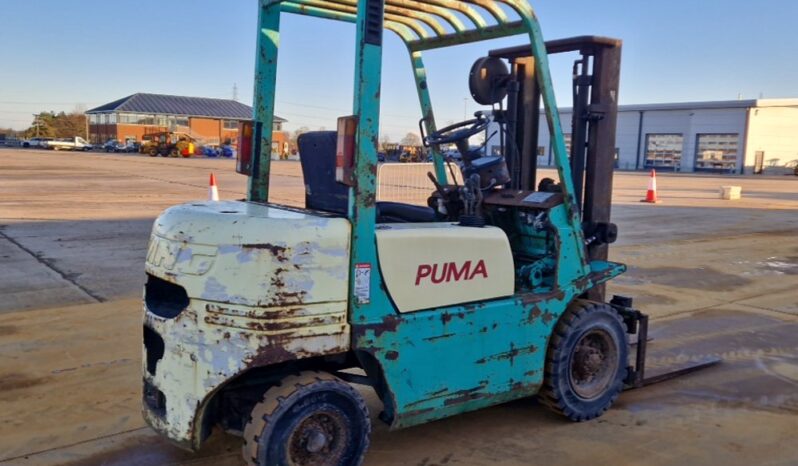 Puma FD25-3 Forklifts For Auction: Leeds – 22nd, 23rd, 24th & 25th January 25 @ 8:00am full