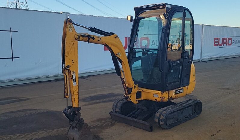 JCB 8018 Mini Excavators For Auction: Leeds – 22nd, 23rd, 24th & 25th January 25 @ 8:00am