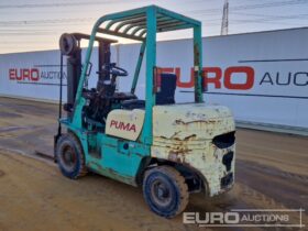 Puma FD25-3 Forklifts For Auction: Leeds – 22nd, 23rd, 24th & 25th January 25 @ 8:00am full