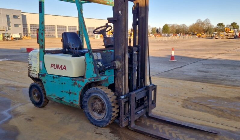 Puma FD25-3 Forklifts For Auction: Leeds – 22nd, 23rd, 24th & 25th January 25 @ 8:00am full