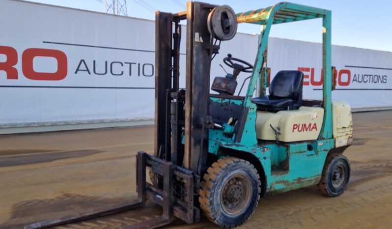 Puma FD25-3 Forklifts For Auction: Leeds – 22nd, 23rd, 24th & 25th January 25 @ 8:00am