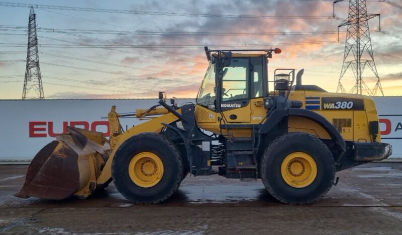 2017 Komatsu WA380-8 Wheeled Loaders For Auction: Leeds – 22nd, 23rd, 24th & 25th January 25 @ 8:00am full