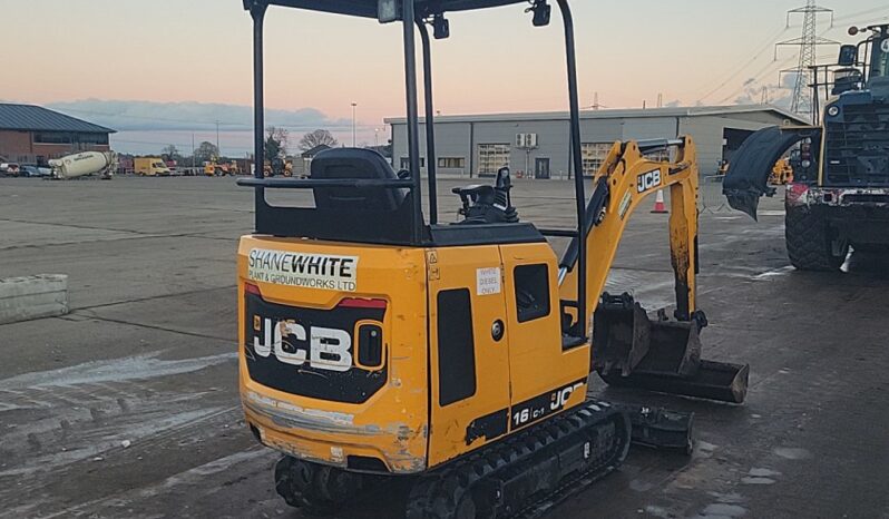 2022 JCB 16C-1 Mini Excavators For Auction: Leeds – 22nd, 23rd, 24th & 25th January 25 @ 8:00am full