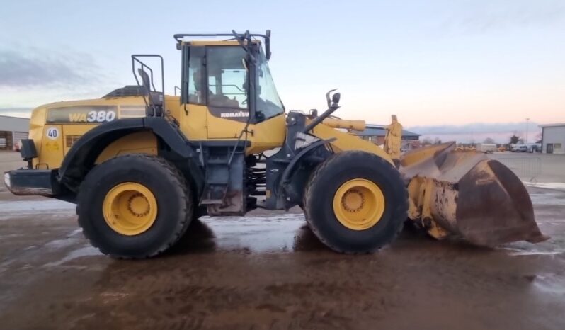 2017 Komatsu WA380-8 Wheeled Loaders For Auction: Leeds – 22nd, 23rd, 24th & 25th January 25 @ 8:00am full