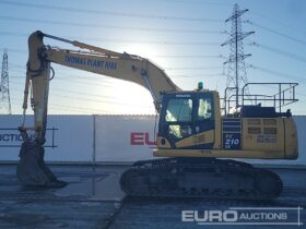 2018 Komatsu PC210LC-11 20 Ton+ Excavators For Auction: Leeds – 22nd, 23rd, 24th & 25th January 25 @ 8:00am full