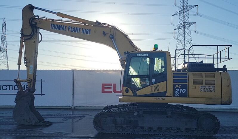 2018 Komatsu PC210LC-11 20 Ton+ Excavators For Auction: Leeds – 22nd, 23rd, 24th & 25th January 25 @ 8:00am full