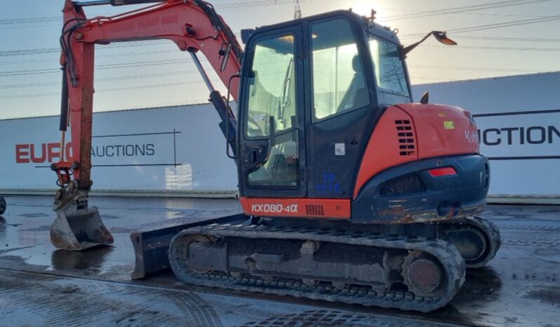 2017 Kubota KX080-4 6 Ton+ Excavators For Auction: Leeds – 22nd, 23rd, 24th & 25th January 25 @ 8:00am full