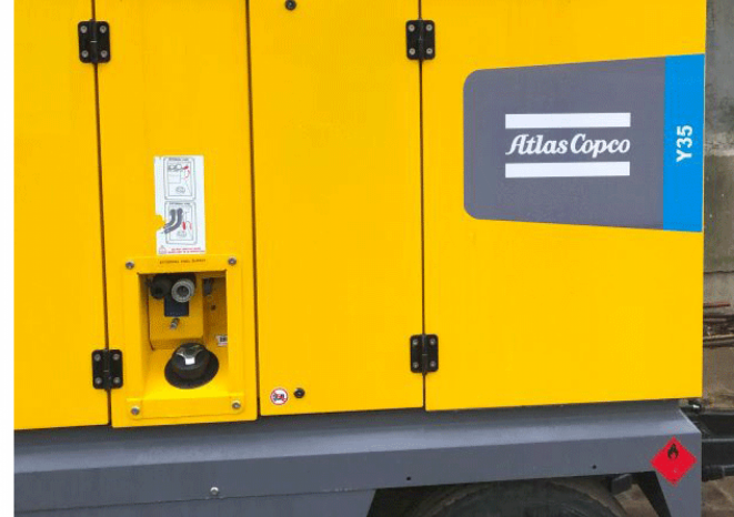 2018 ATLAS COPCO Y35 DrillAir S-NO 514936  £140000 full