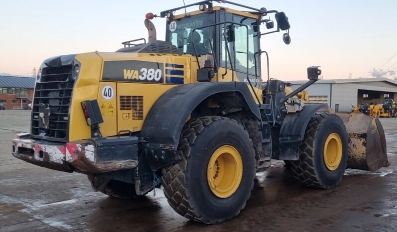 2017 Komatsu WA380-8 Wheeled Loaders For Auction: Leeds – 22nd, 23rd, 24th & 25th January 25 @ 8:00am full