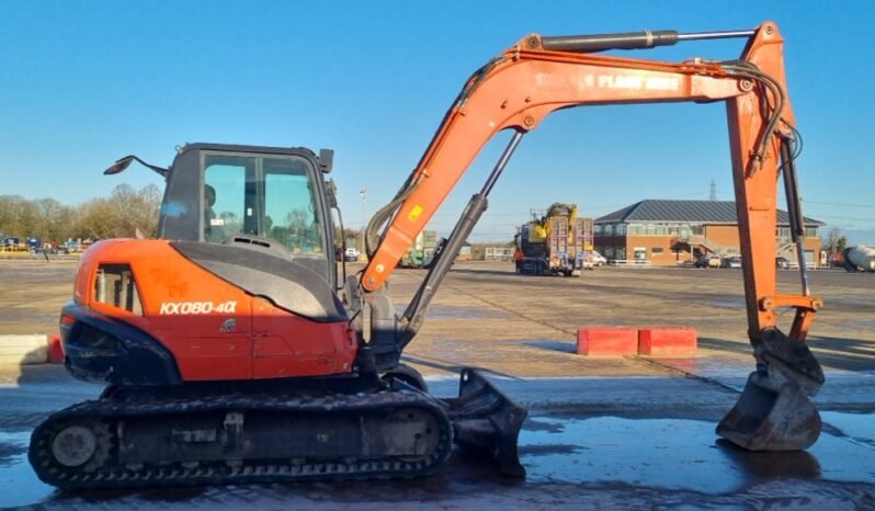 2017 Kubota KX080-4 6 Ton+ Excavators For Auction: Leeds – 22nd, 23rd, 24th & 25th January 25 @ 8:00am full