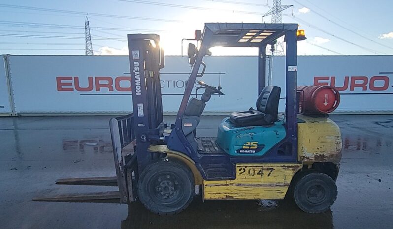 Komatsu FG25HT-14 Forklifts For Auction: Leeds – 22nd, 23rd, 24th & 25th January 25 @ 8:00am full