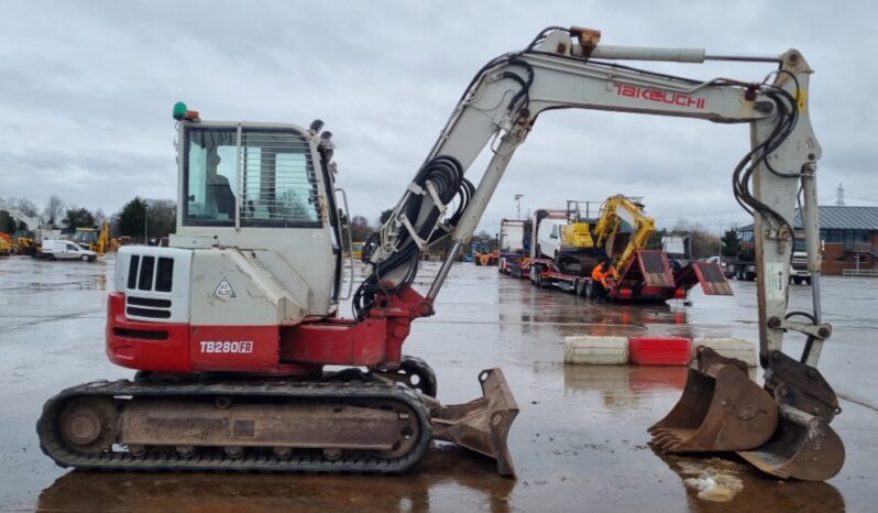 2015 Takeuchi TB280FR 6 Ton+ Excavators For Auction: Leeds – 22nd, 23rd, 24th & 25th January 25 @ 8:00am full