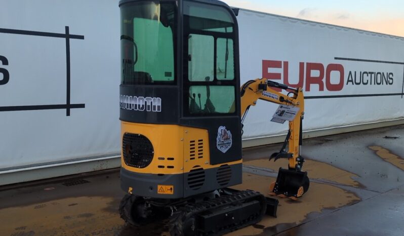 Unused 2024 Mammoth MP12 PRO Micro Excavators For Auction: Dromore – 21st & 22nd February 2025 @ 9:00am For Auction on 2025-02-22 full