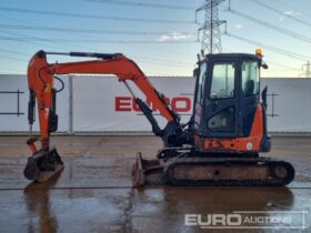 2015 Hitachi ZX55U-5A Mini Excavators For Auction: Leeds – 22nd, 23rd, 24th & 25th January 25 @ 8:00am full