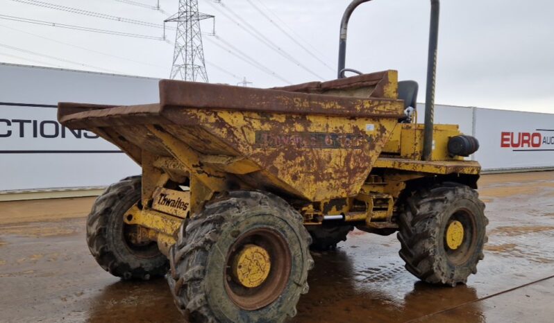 Thwaites 6 Ton Site Dumpers For Auction: Leeds – 22nd, 23rd, 24th & 25th January 25 @ 8:00am