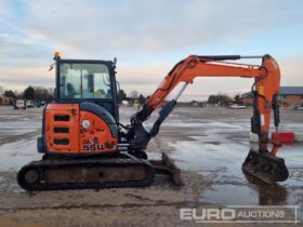 2015 Hitachi ZX55U-5A Mini Excavators For Auction: Leeds – 22nd, 23rd, 24th & 25th January 25 @ 8:00am full