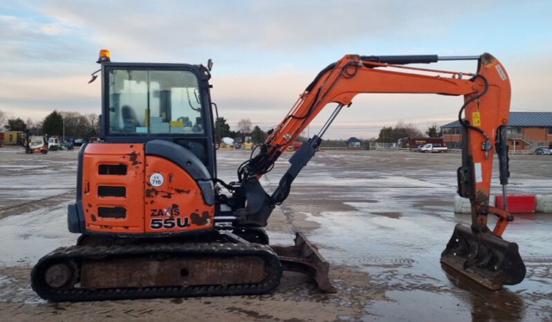 2015 Hitachi ZX55U-5A Mini Excavators For Auction: Leeds – 22nd, 23rd, 24th & 25th January 25 @ 8:00am full