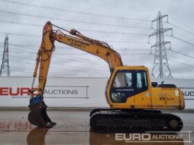 Hyundai R130LC-3 10 Ton+ Excavators For Auction: Leeds – 22nd, 23rd, 24th & 25th January 25 @ 8:00am full