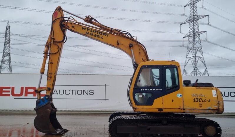 Hyundai R130LC-3 10 Ton+ Excavators For Auction: Leeds – 22nd, 23rd, 24th & 25th January 25 @ 8:00am full