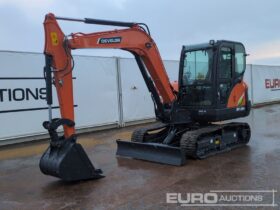 Unused 2024 Develon DX60E-10N 6 Ton+ Excavators For Auction: Dromore – 21st & 22nd February 2025 @ 9:00am For Auction on 2025-02-22