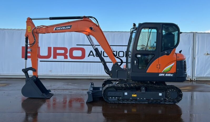 Unused 2024 Develon DX60E-10N 6 Ton+ Excavators For Auction: Dromore – 21st & 22nd February 2025 @ 9:00am For Auction on 2025-02-22 full