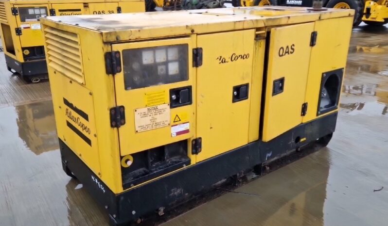 Atlas Copco QAS38 Generators For Auction: Leeds – 22nd, 23rd, 24th & 25th January 25 @ 8:00am