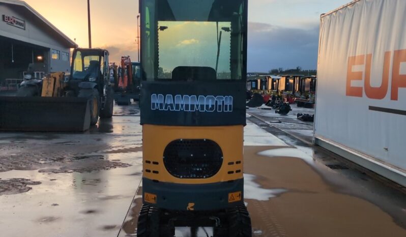 Unused 2024 Mammoth MP12 PRO Micro Excavators For Auction: Dromore – 21st & 22nd February 2025 @ 9:00am For Auction on 2025-02-22 full