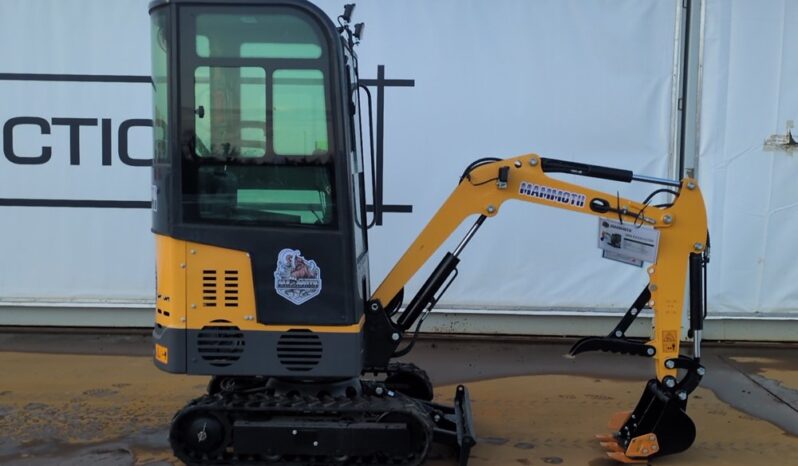 Unused 2024 Mammoth MP12 PRO Micro Excavators For Auction: Dromore – 21st & 22nd February 2025 @ 9:00am For Auction on 2025-02-22 full