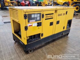 Atlas Copco QAS38 Generators For Auction: Leeds – 22nd, 23rd, 24th & 25th January 25 @ 8:00am