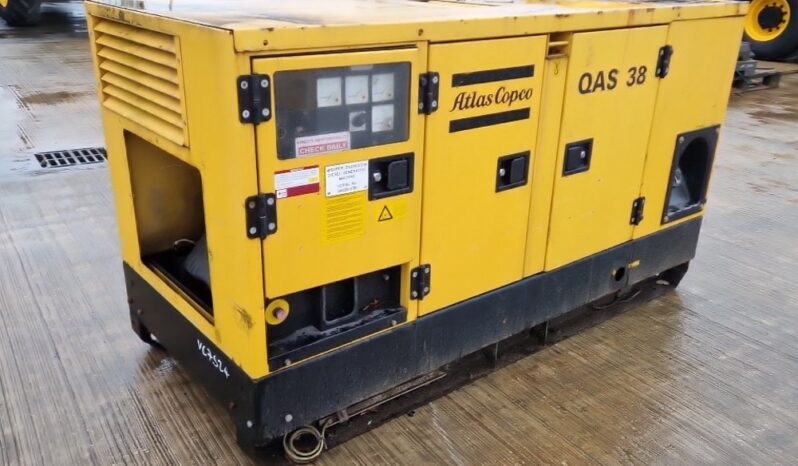 Atlas Copco QAS38 Generators For Auction: Leeds – 22nd, 23rd, 24th & 25th January 25 @ 8:00am