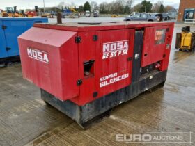 Mosa GE655PSX Generators For Auction: Leeds – 22nd, 23rd, 24th & 25th January 25 @ 8:00am