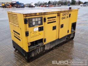 Atlas Copco QAS38 Generators For Auction: Leeds – 22nd, 23rd, 24th & 25th January 25 @ 8:00am