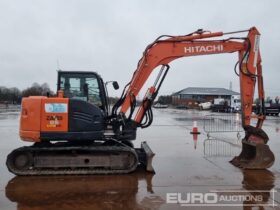 2015 Hitachi ZX85USB-5A 6 Ton+ Excavators For Auction: Leeds – 22nd, 23rd, 24th & 25th January 25 @ 8:00am full