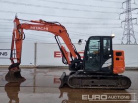 2015 Hitachi ZX85USB-5A 6 Ton+ Excavators For Auction: Leeds – 22nd, 23rd, 24th & 25th January 25 @ 8:00am full