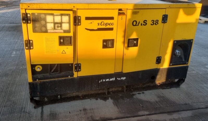 Atlas Copco QAS38 Generators For Auction: Leeds – 22nd, 23rd, 24th & 25th January 25 @ 8:00am full