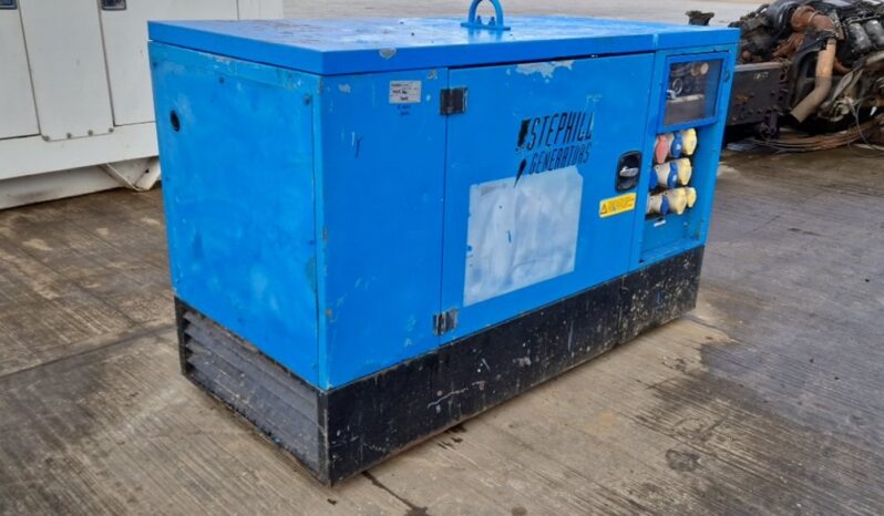 Stephill 26kVA Generator, Yanmar Engine Generators For Auction: Leeds – 22nd, 23rd, 24th & 25th January 25 @ 8:00am