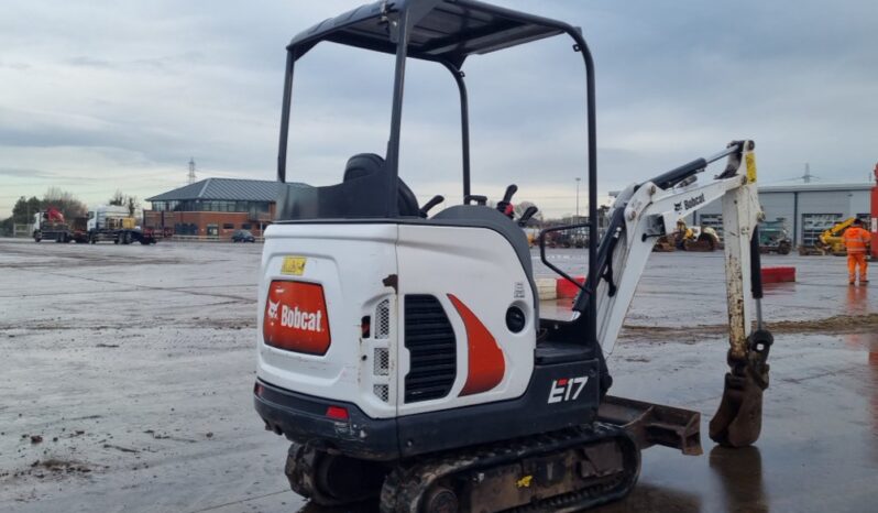 2018 Bobcat E17 Mini Excavators For Auction: Leeds – 22nd, 23rd, 24th & 25th January 25 @ 8:00am full